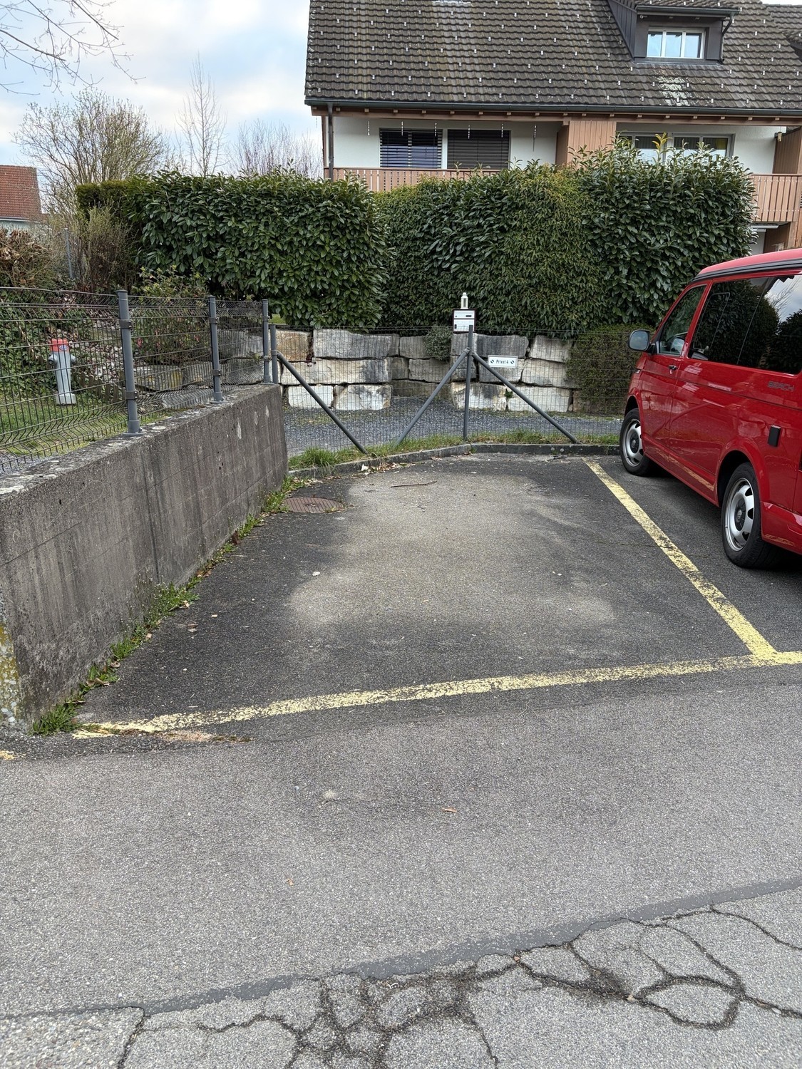 Place ouverte de 13 m²