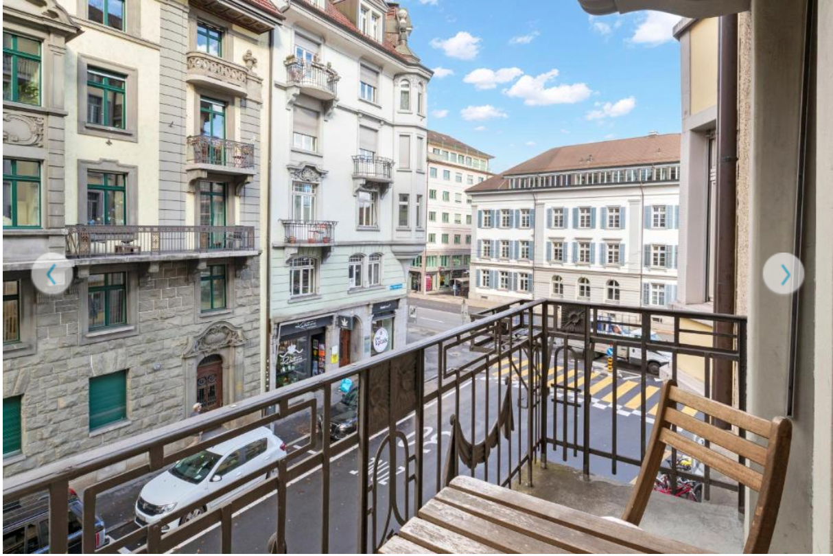 Appartement de 3 ½ pièces

Cette charmante et lumineuse appartement séduit par sa répartition généreuse des pièces et ses équipements de haute qualité. L'appartement est loué pour une durée déterminée du 05.01.2027 au 31.05.2027.

**Points forts :**

- Pièces spacieuses, ensoleillées et baignées de , photo 7 sur 7