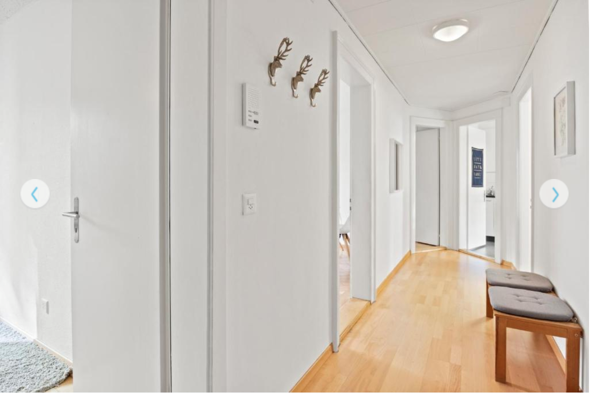 Appartement de 3 ½ pièces

Cette charmante et lumineuse appartement séduit par sa répartition généreuse des pièces et ses équipements de haute qualité. L'appartement est loué pour une durée déterminée du 05.01.2027 au 31.05.2027.

**Points forts :**

- Pièces spacieuses, ensoleillées et baignées de , photo 4 sur 7