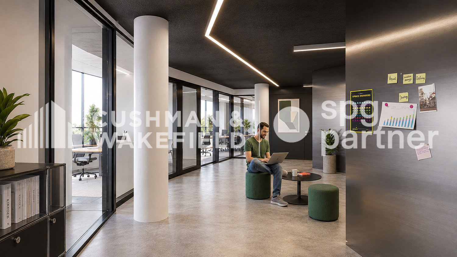 5000m² office