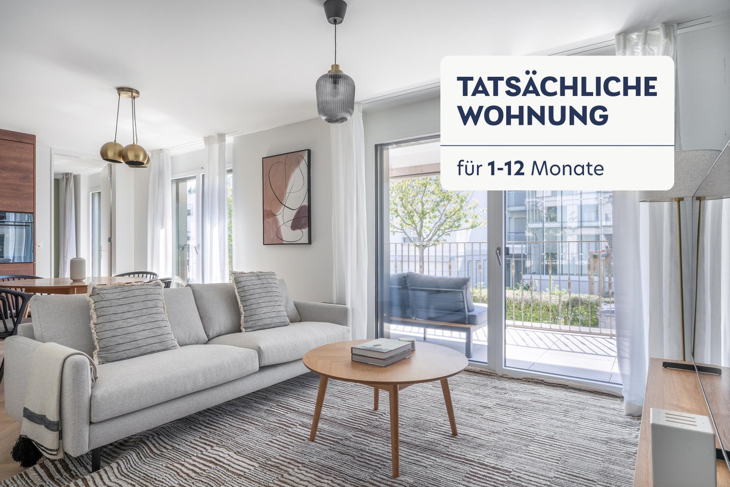 Appartement meublé de 3 ½ pièces
