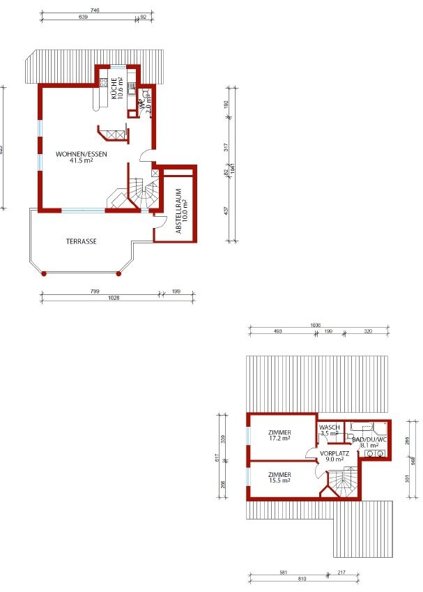 Duplex de 3 ½ pièces