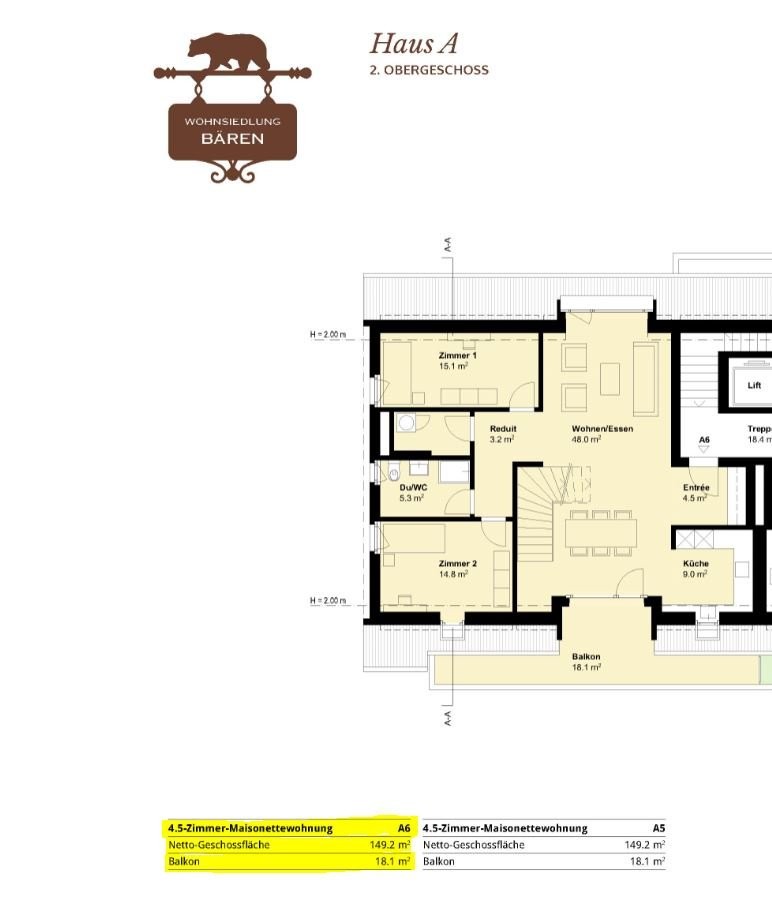 4 ½ rooms duplex