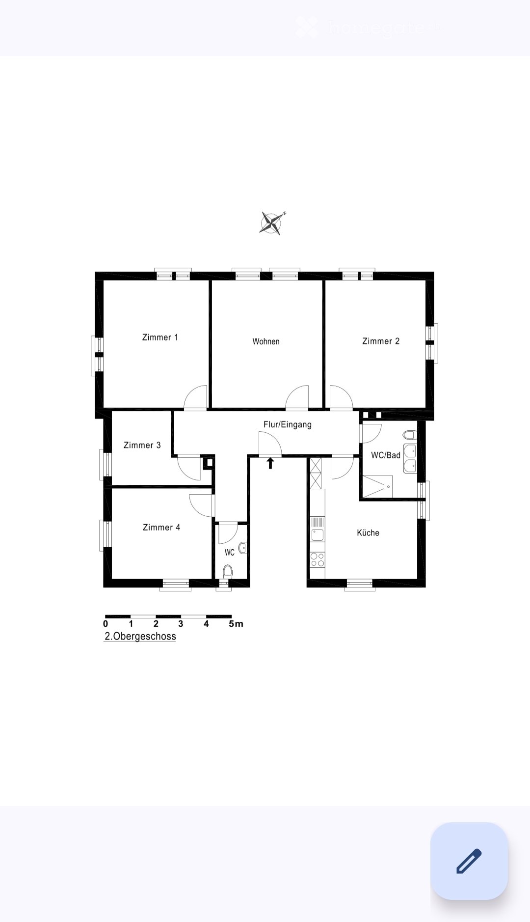 Appartement de 5 pièces, photo 3 sur 5