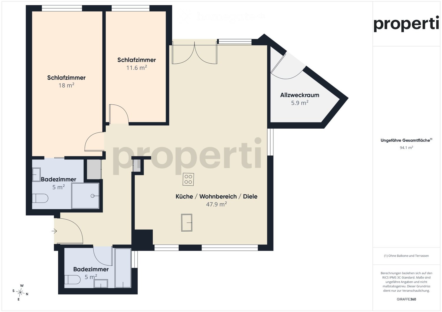 Appartement de 3 ½ pièces, photo 5 sur 5