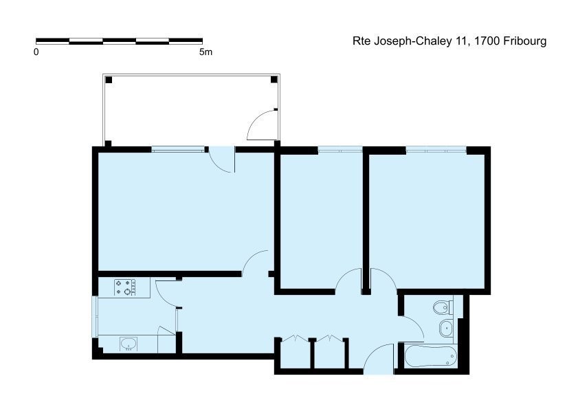 3 ½ rooms apartment, photo 2 sur 5
