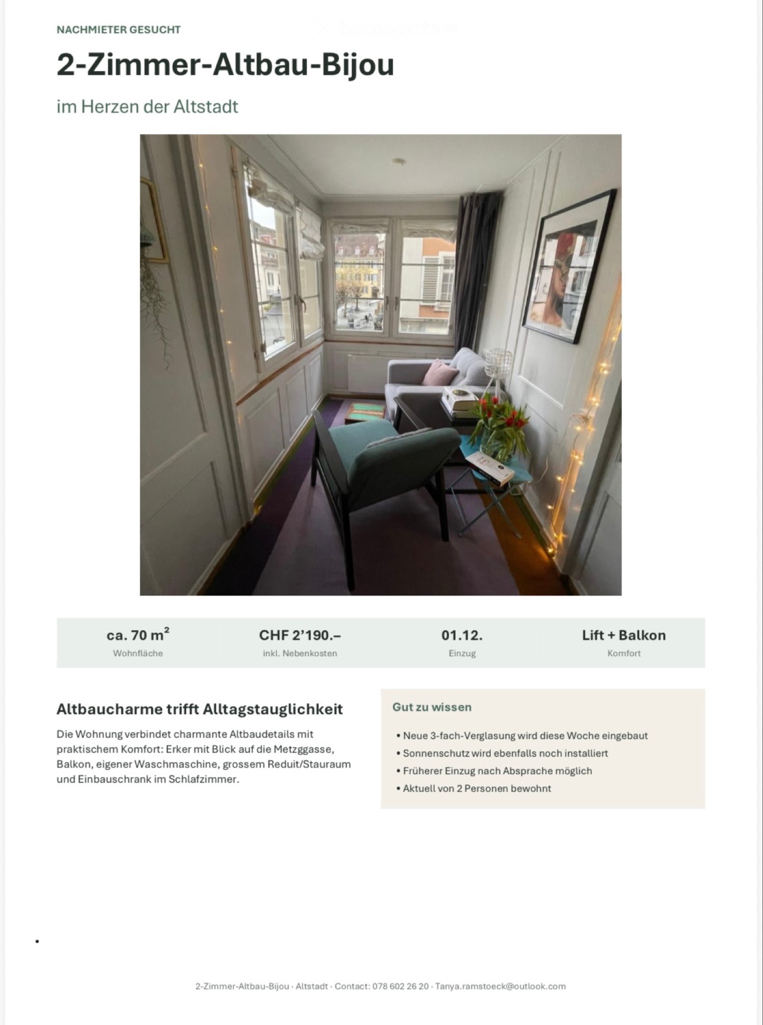 2 rooms apartment