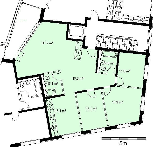 4 ½ pièces appartement, photo 8 sur 8
