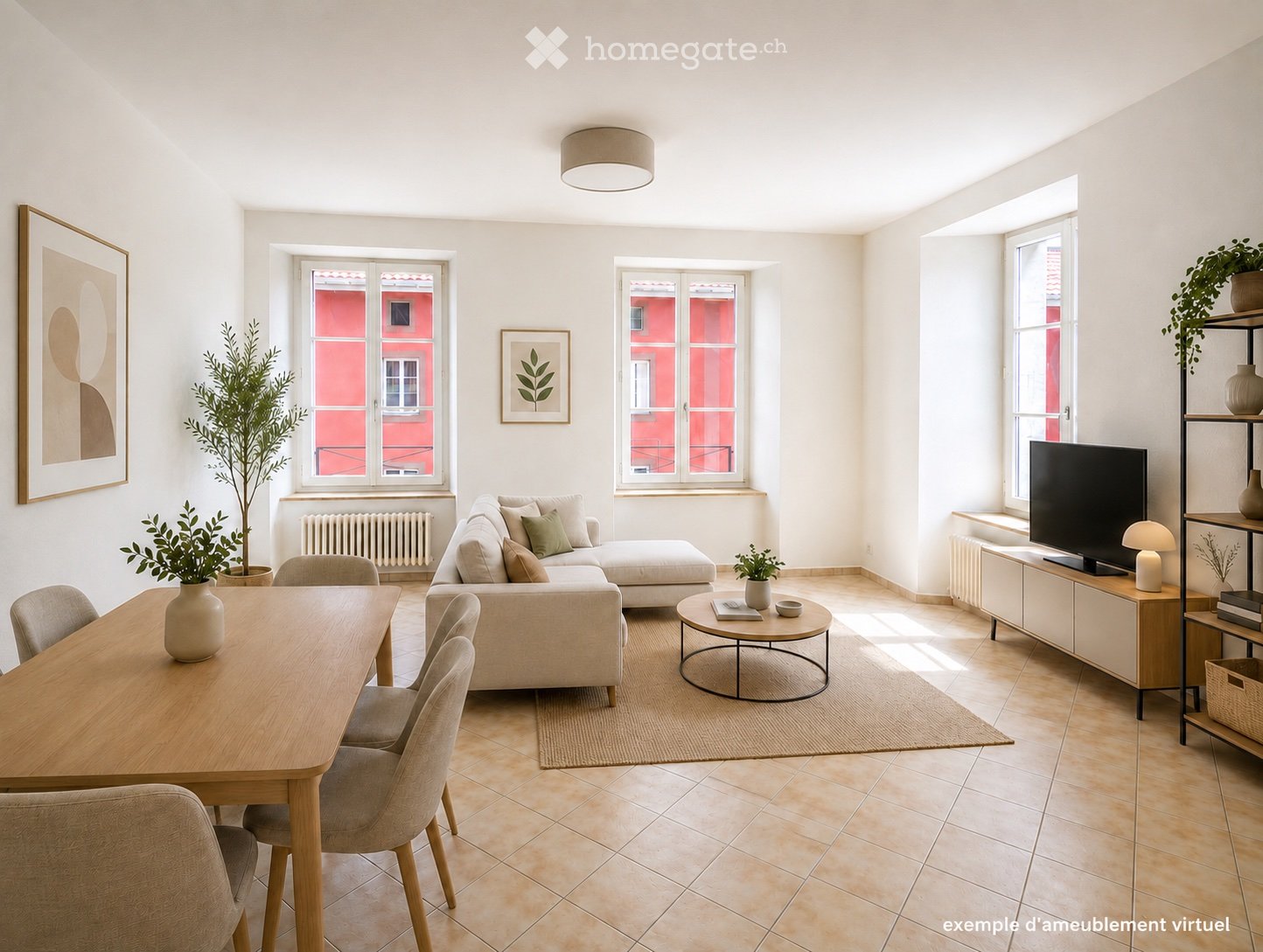 3 rooms apartment, photo 1 sur 6