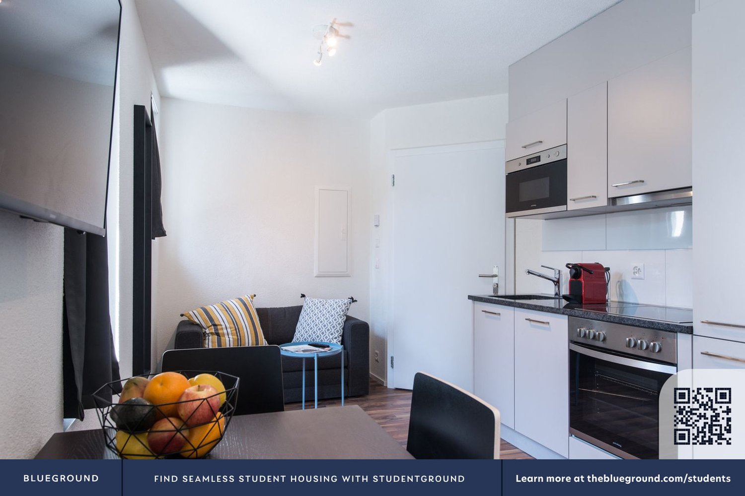 appartement meublé de 2 pièces