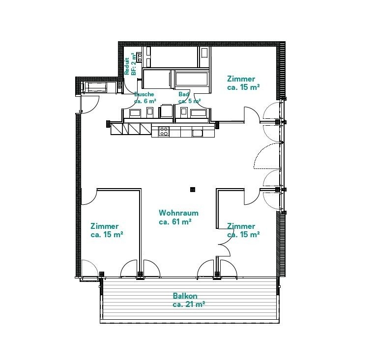 4 ½ rooms apartment