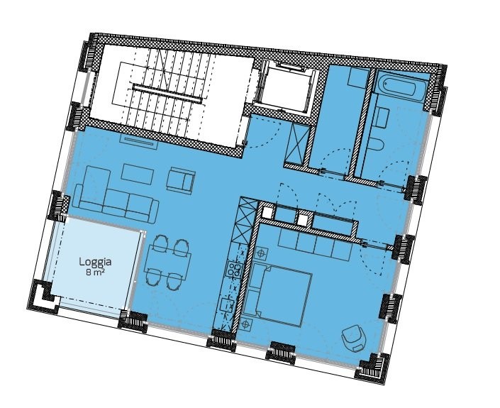 Appartement de 2 ½ pièces