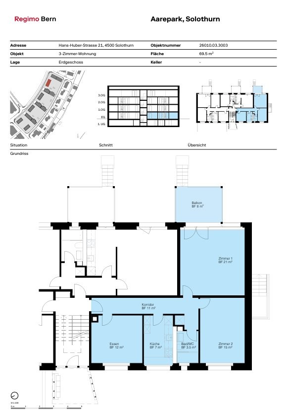 Appartement de 3 pièces, photo 9 sur 9
