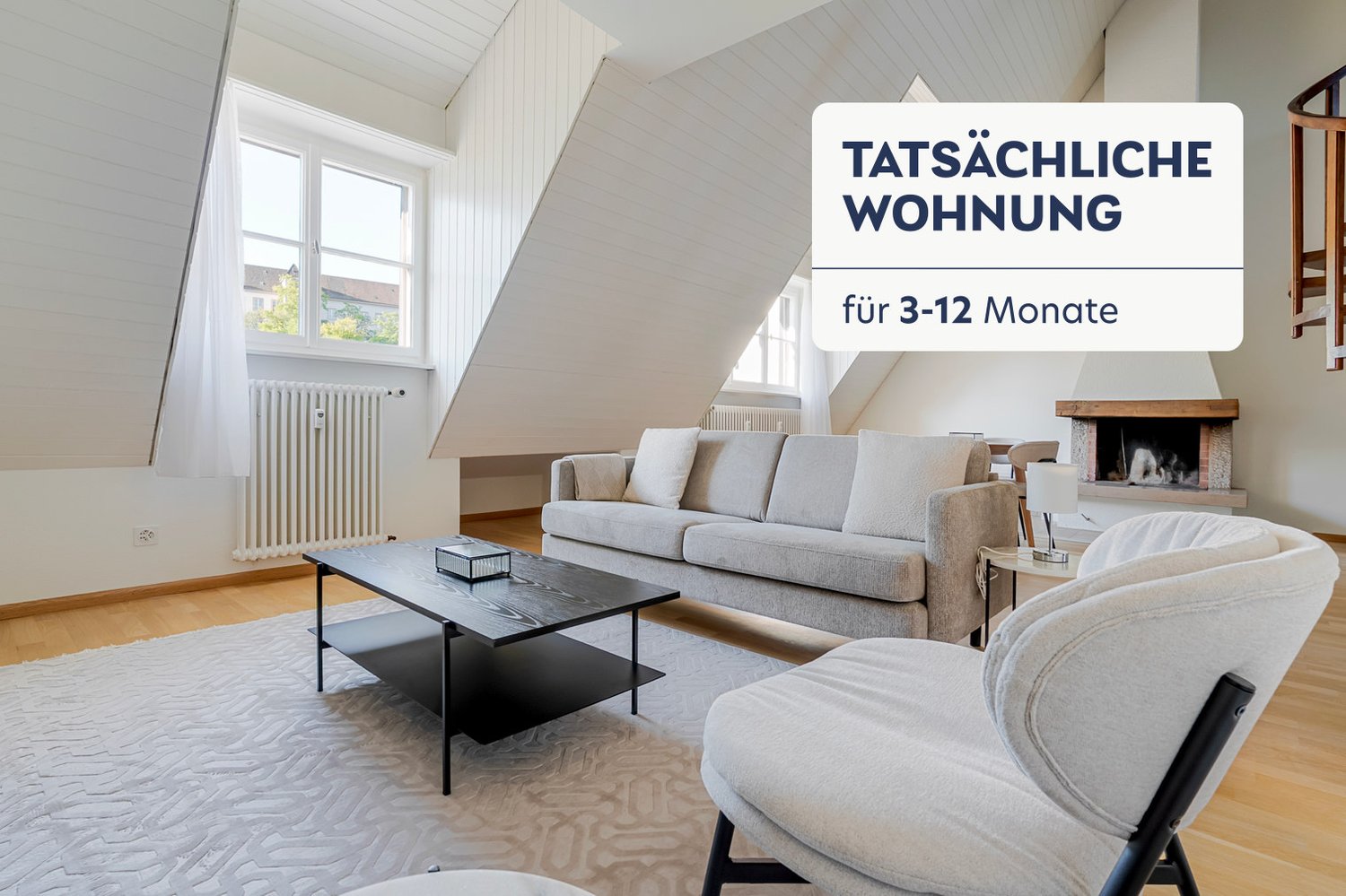 2 ¾ pièces appartement meublé, photo 1 sur 10