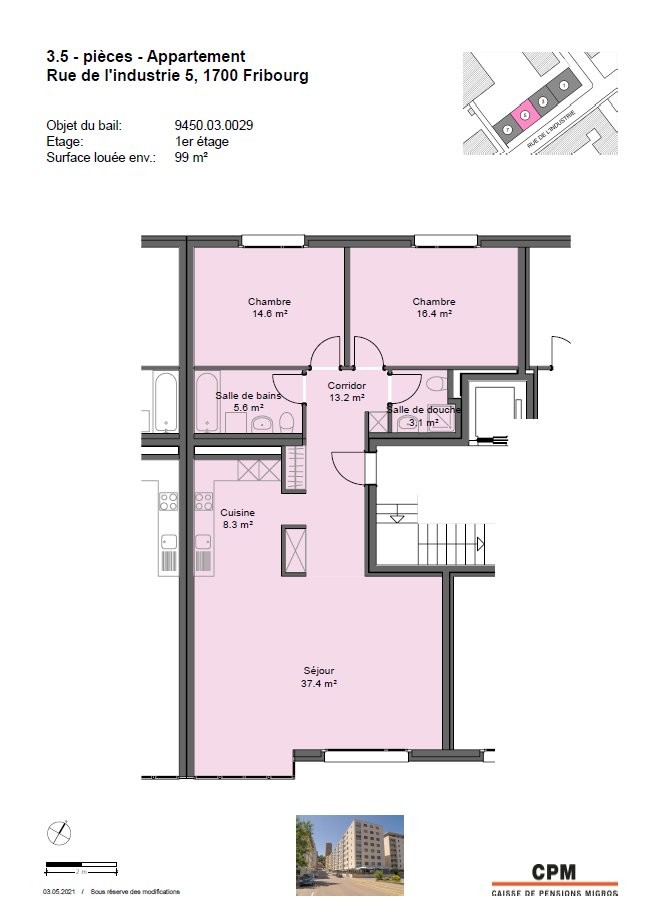 3 ½ rooms apartment, photo 1 sur 10
