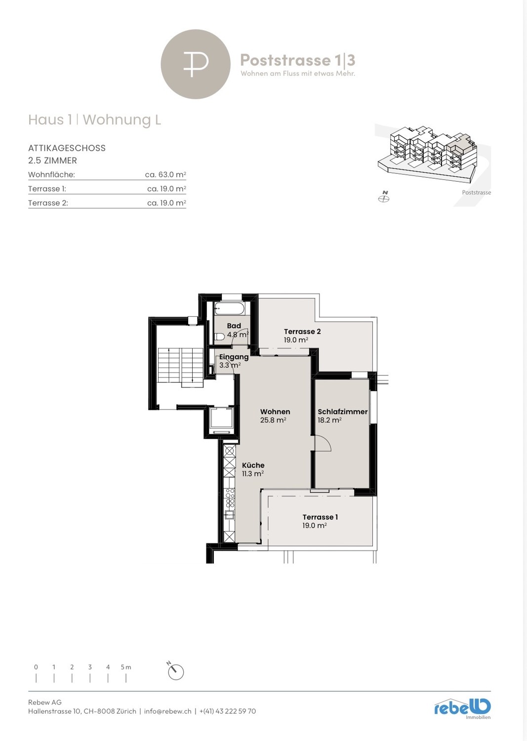 Appartement de 2 ½ pièces, photo 1 sur 10