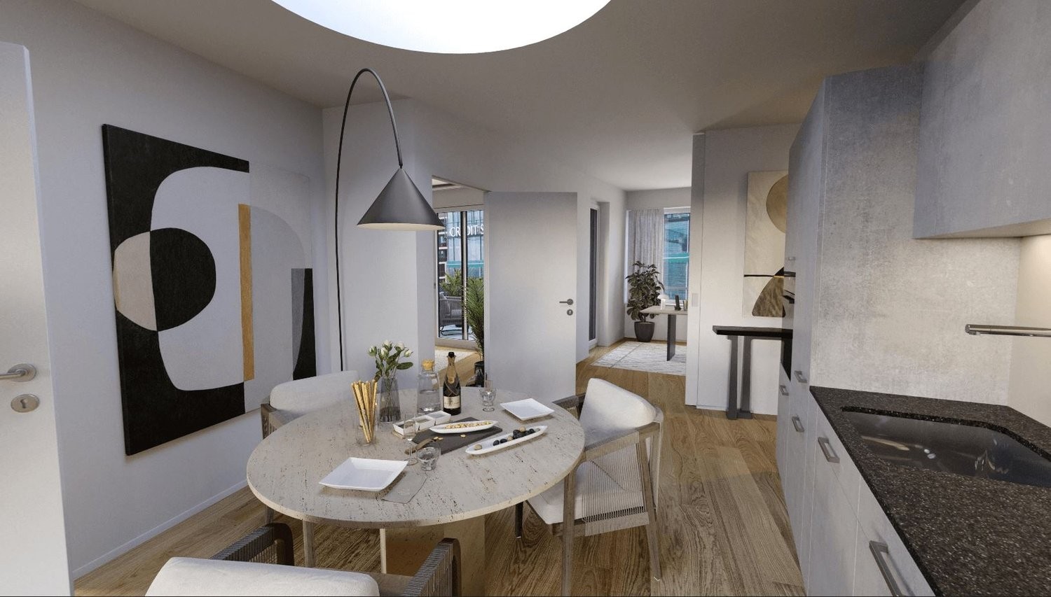 Appartement de 2 ½ pièces, photo 1 sur 5