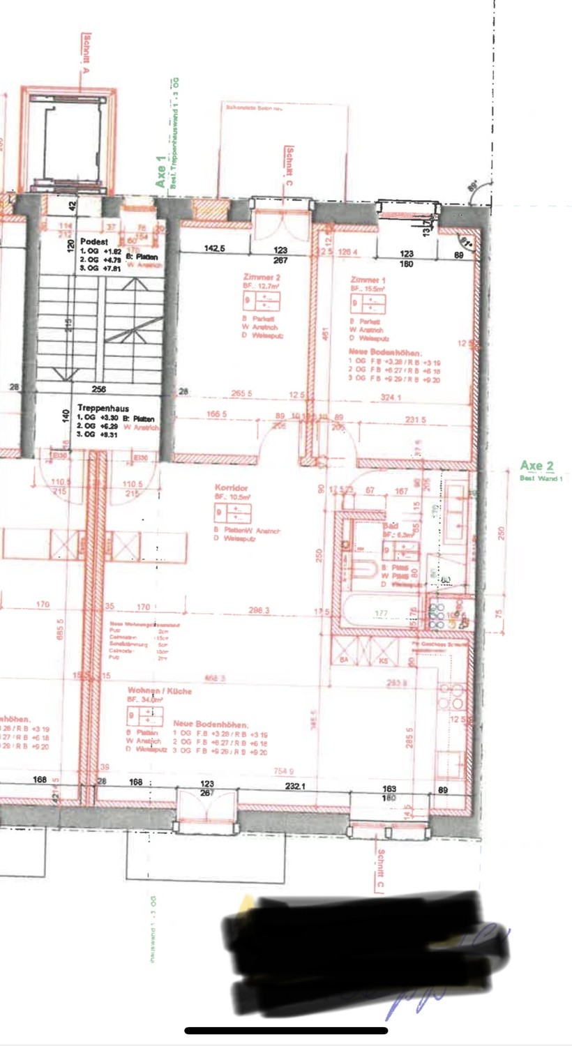 3 ½ rooms apartment