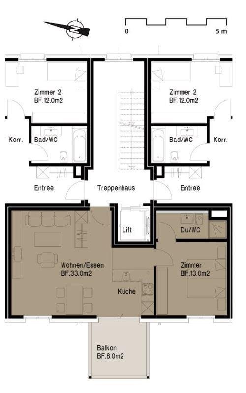 Appartement mansardé de 3 ½ pièces, photo 8 sur 8