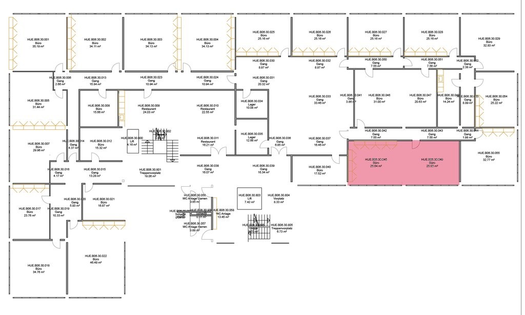 53m² bureau