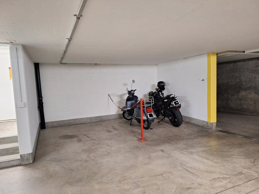Covered bike parking