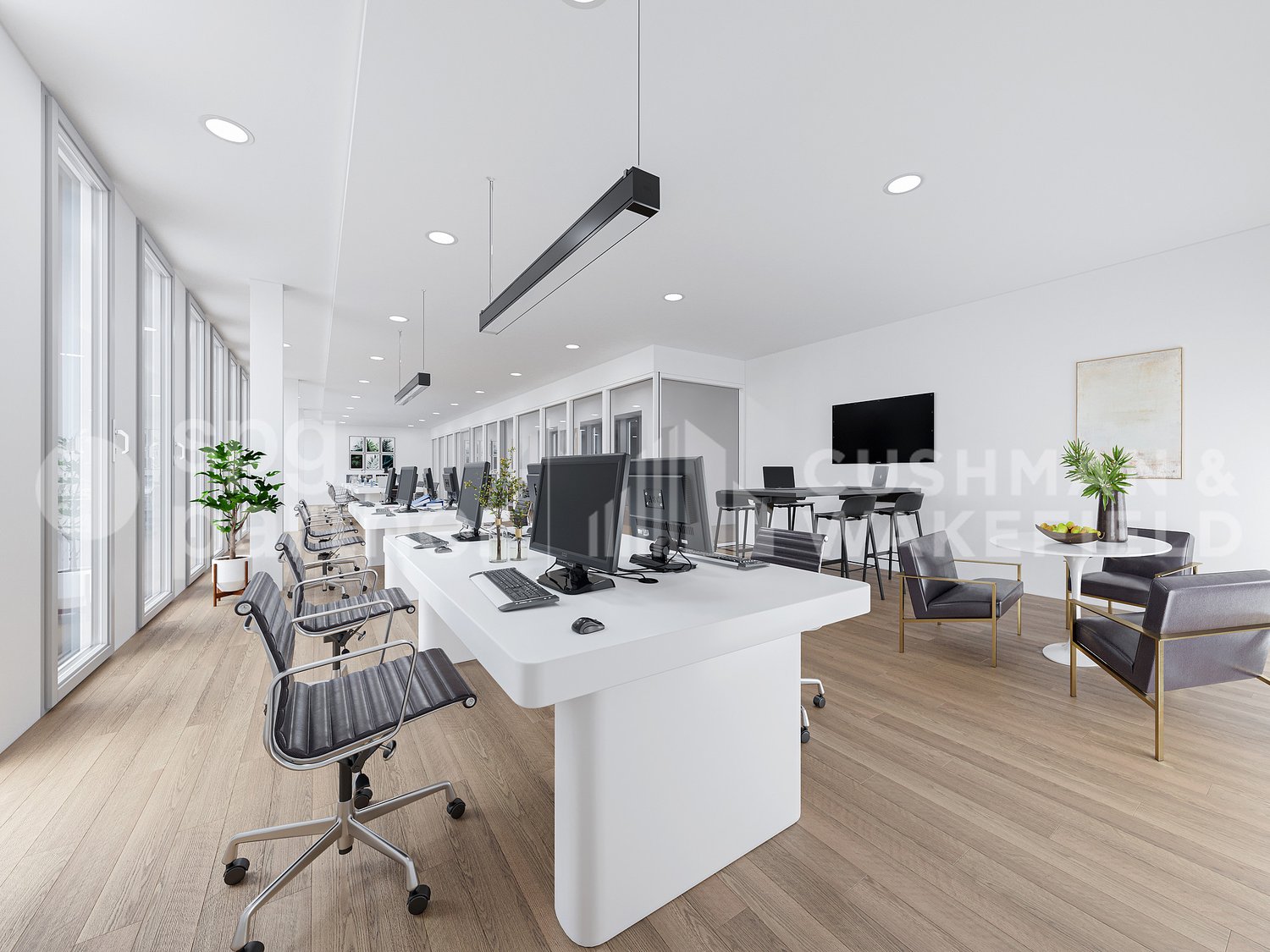 424m² office