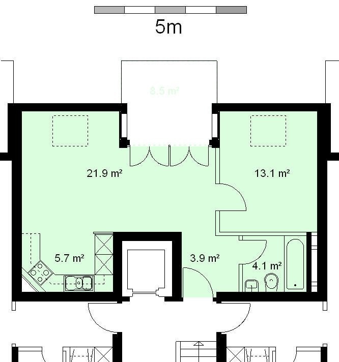 Appartement de 2 ½ pièces