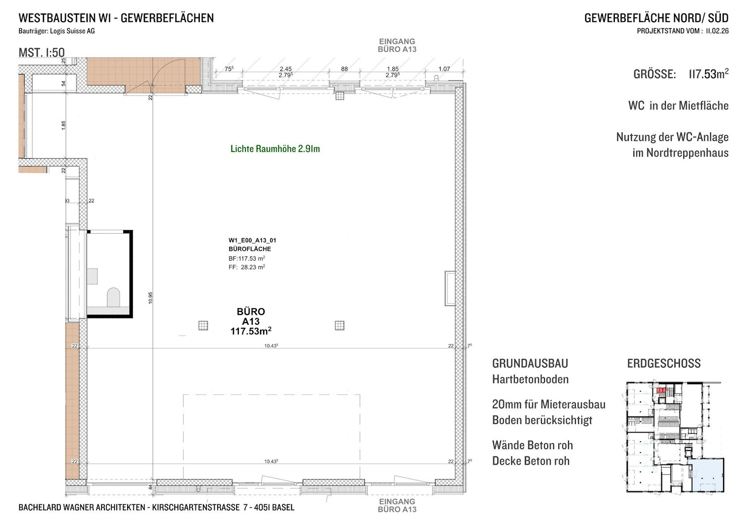 117m² commercial