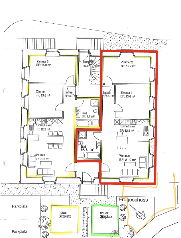 Appartement de 3 ½ pièces