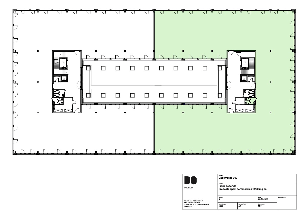 1223m² bureau