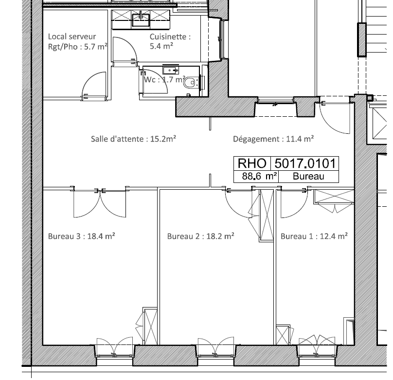 89m² office, photo 6 sur 6