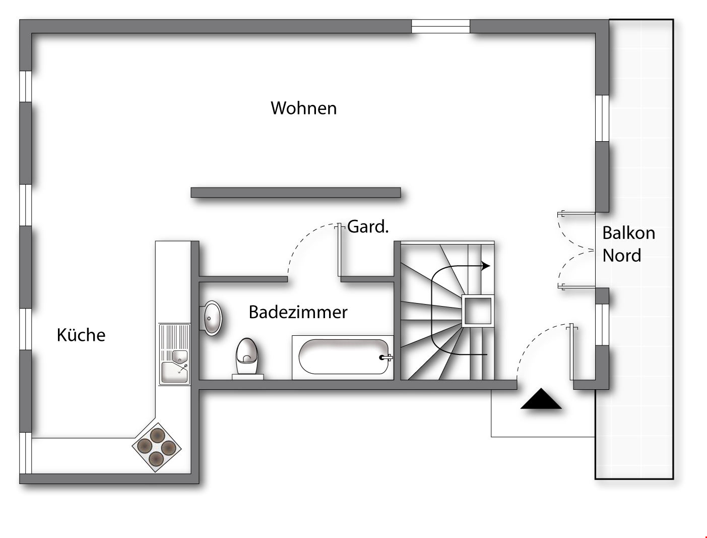 5 ½ pièces duplex, photo 10 sur 10