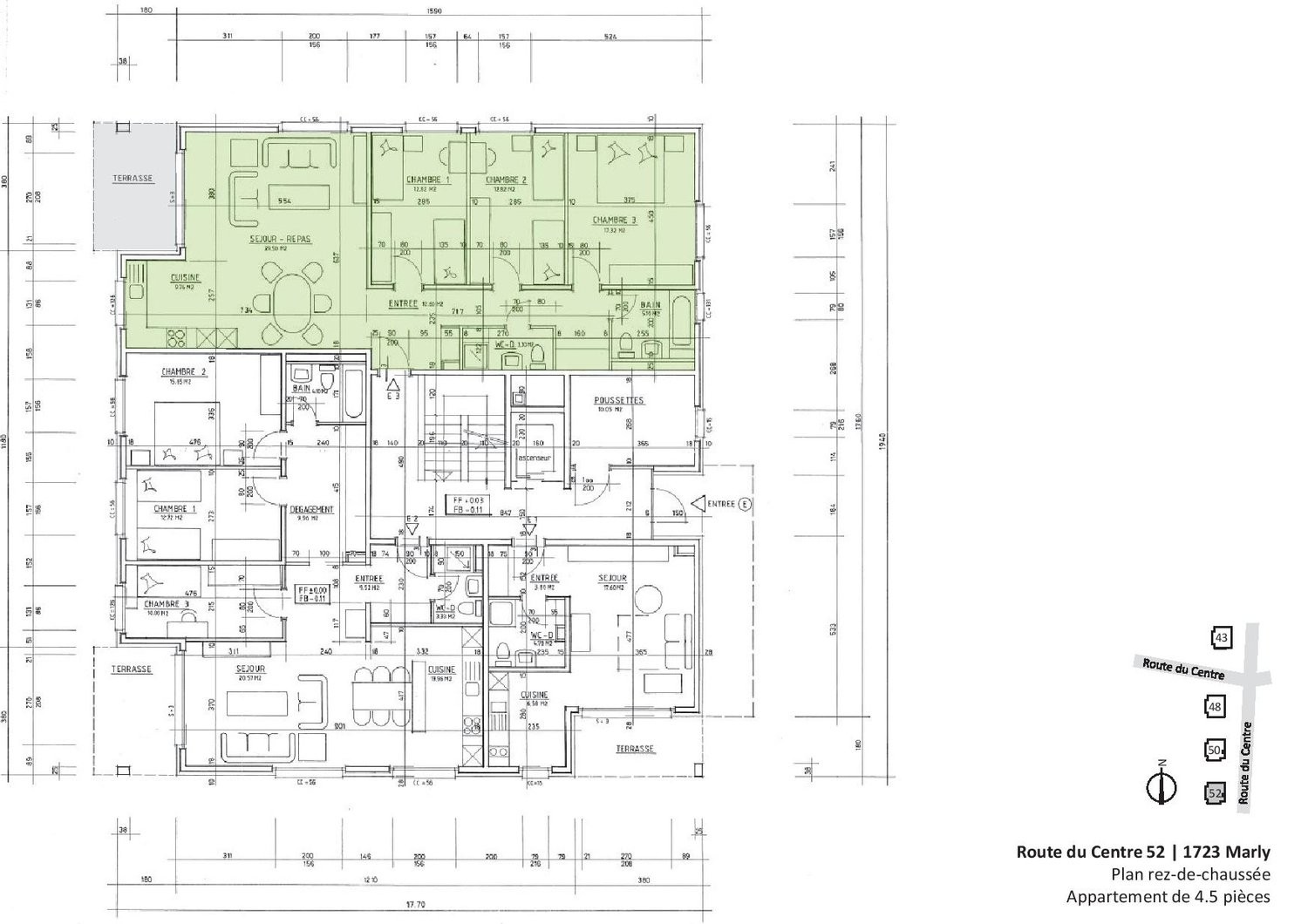 4 ½ rooms apartment