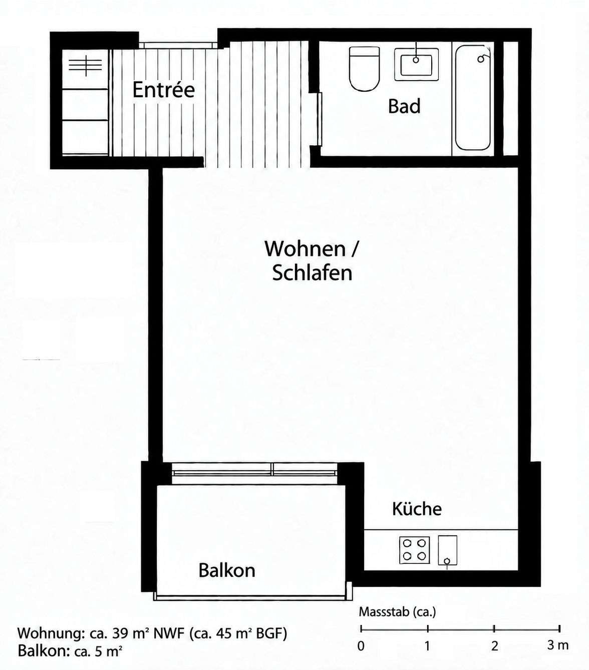 Appartement de 1 ½ pièces, photo 10 sur 10