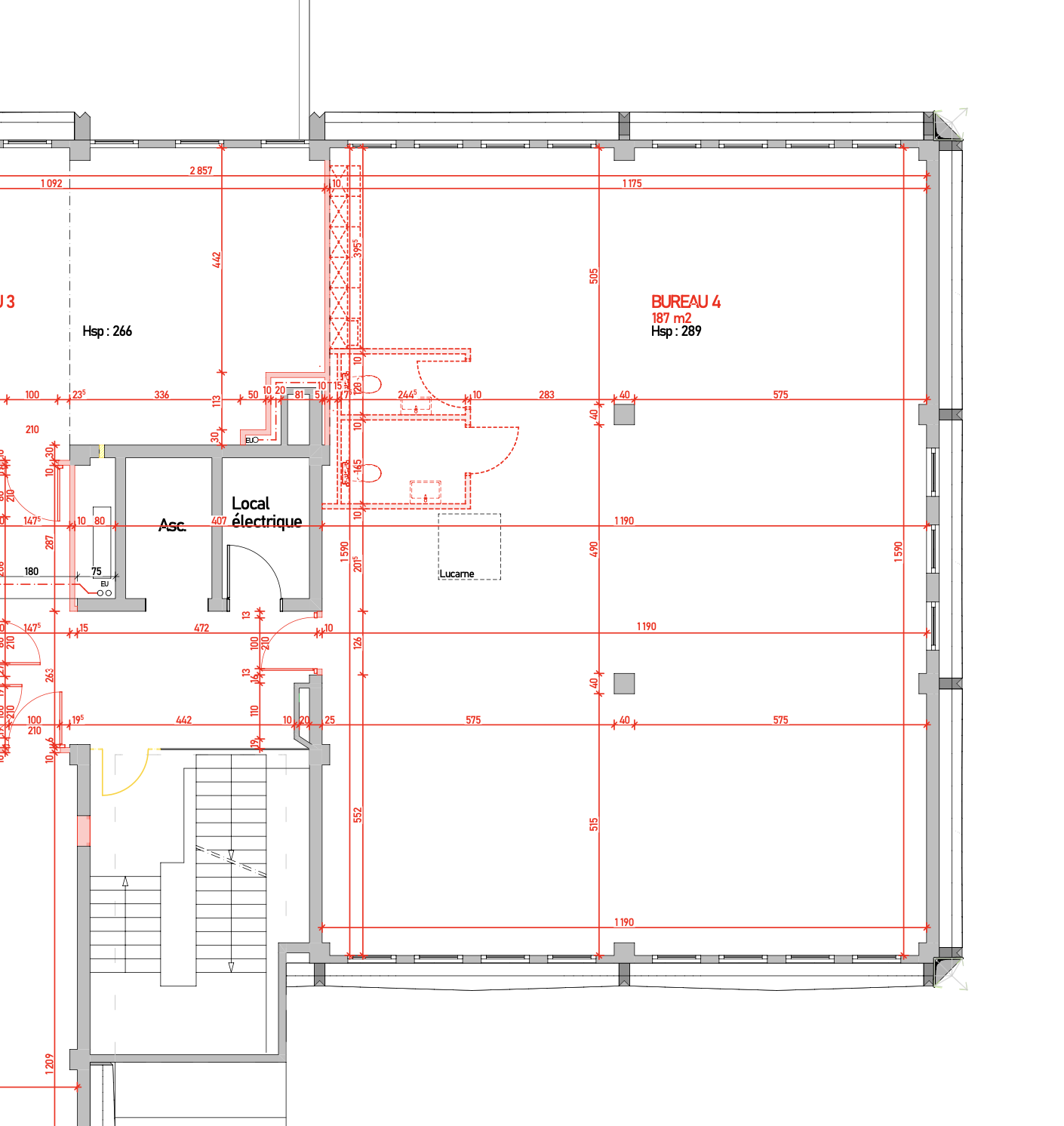 187m² office