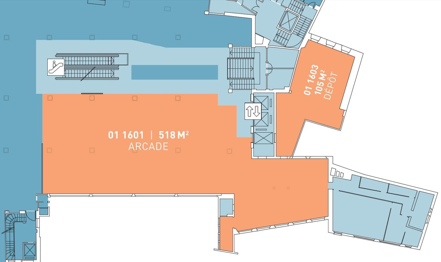 519m² shop, photo 1 sur 6