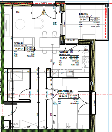 2 ½ rooms apartment, photo 7 sur 8