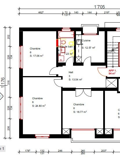 3 rooms apartment, photo 9 sur 9