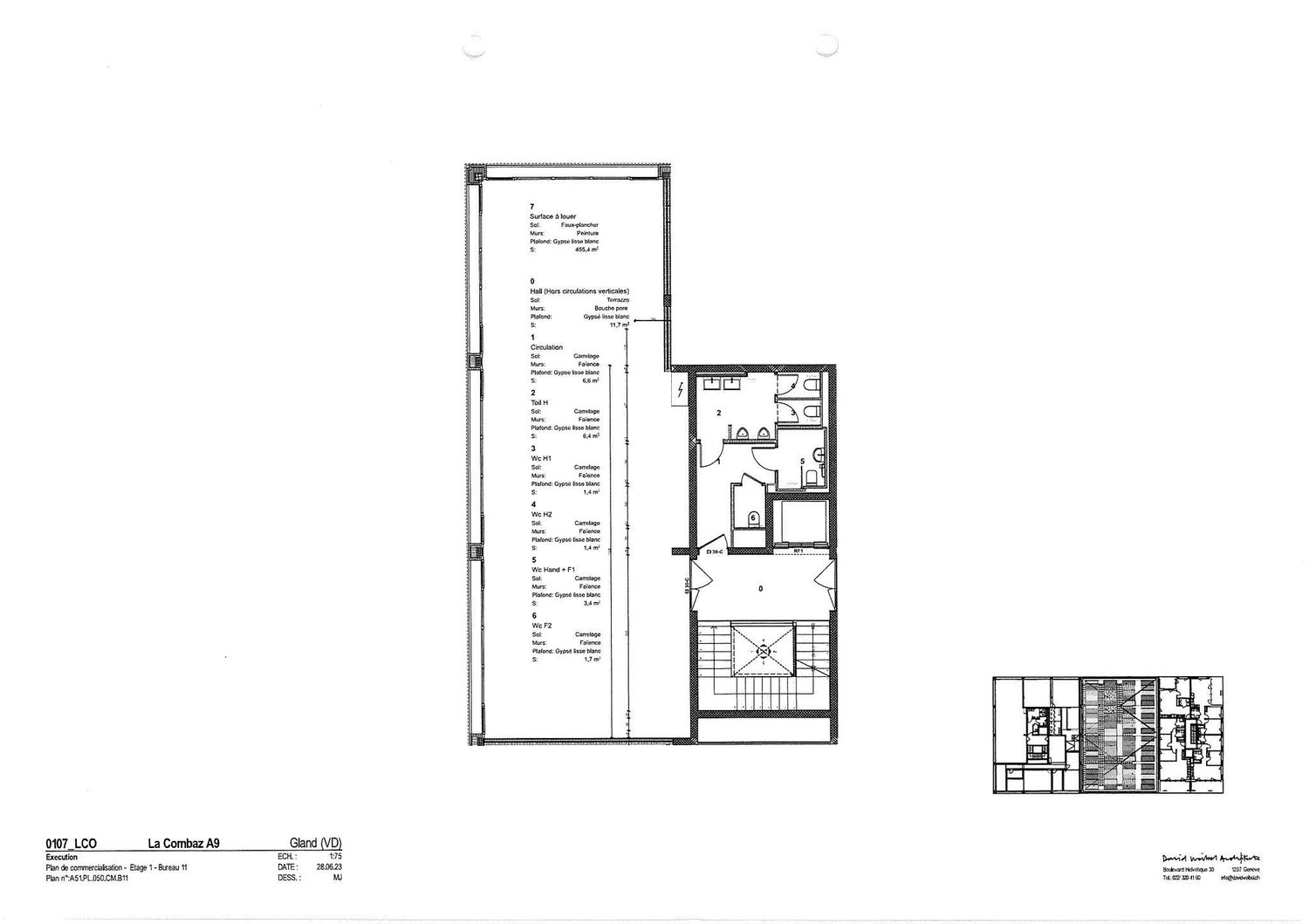 ufficio di 146m²