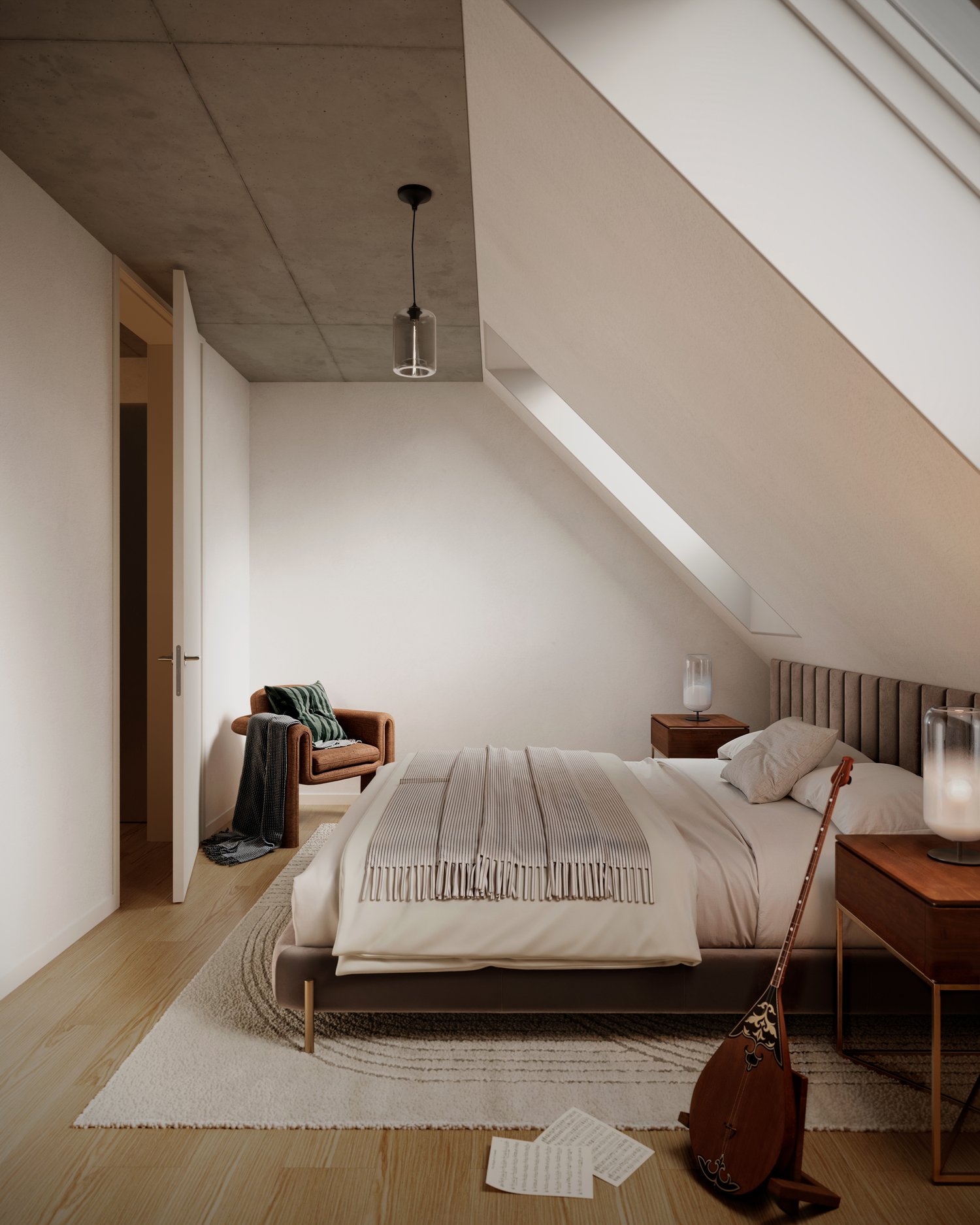 Appartement de 2 ½ pièces sous les toits
