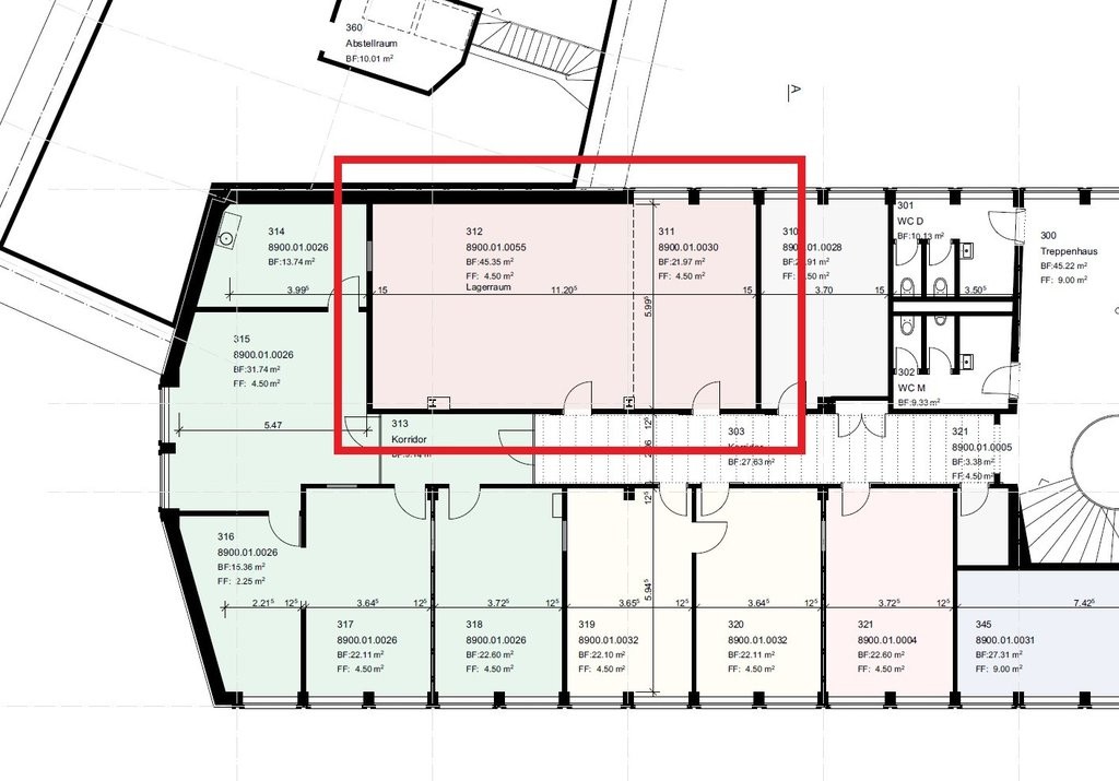 Bureau de 67m²