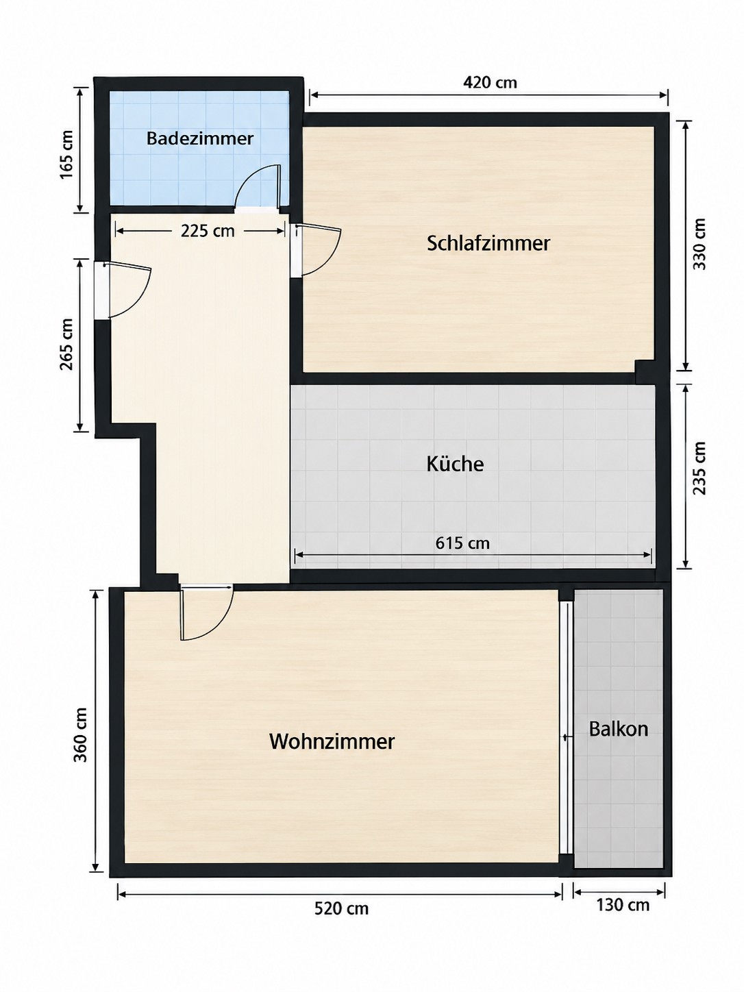 Appartement de 1 ½ pièces, photo 1 sur 4