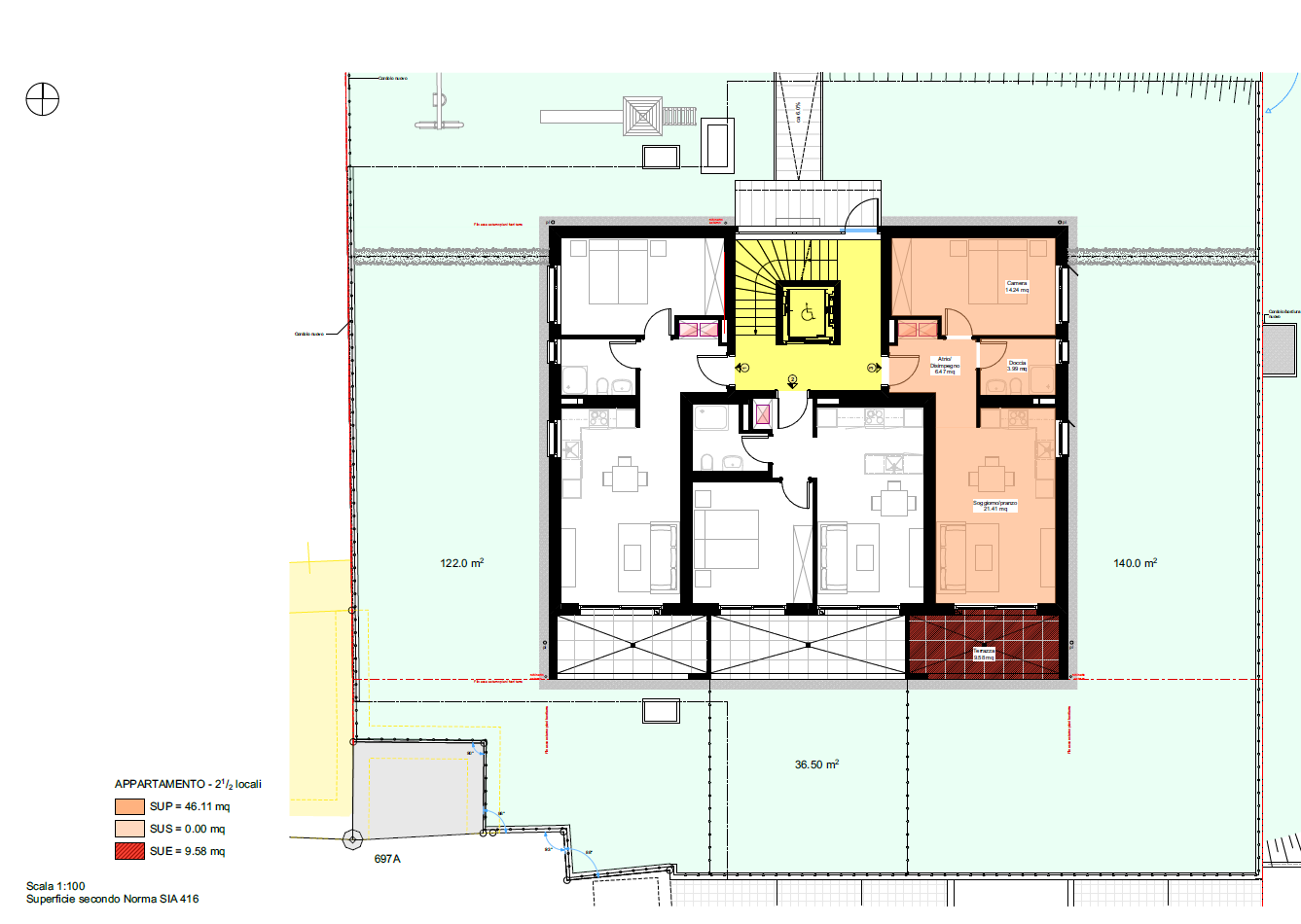 Appartement de 2 ½ pièces