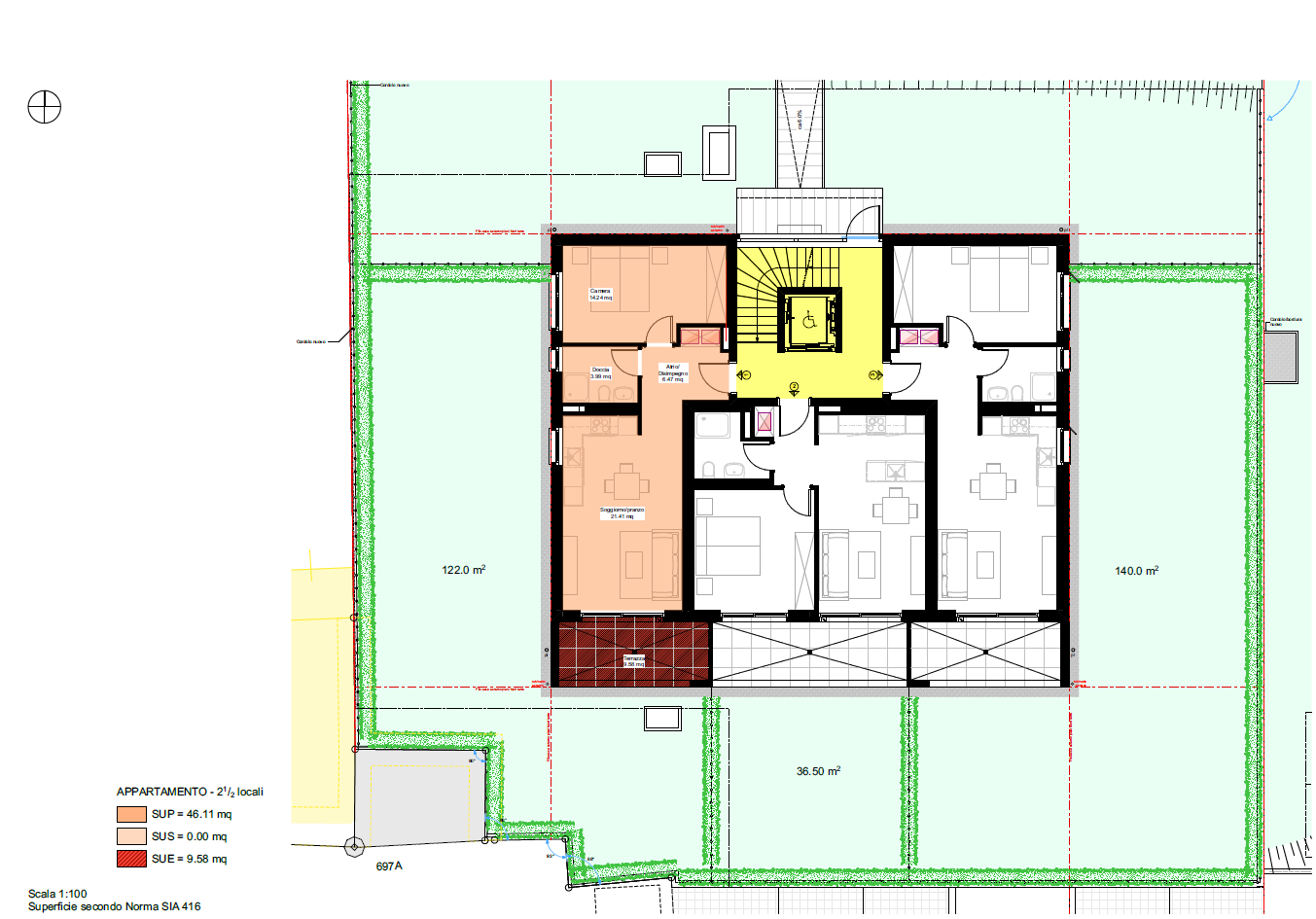 Appartement de 2 ½ pièces