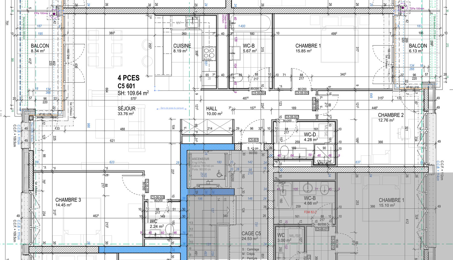 4 ½ rooms apartment