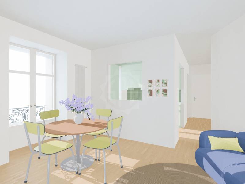 3 rooms apartment