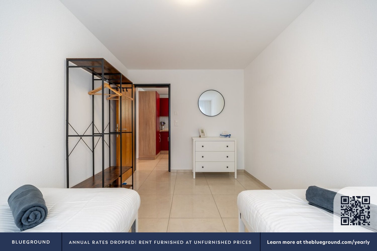 3 pièces appartement meublé