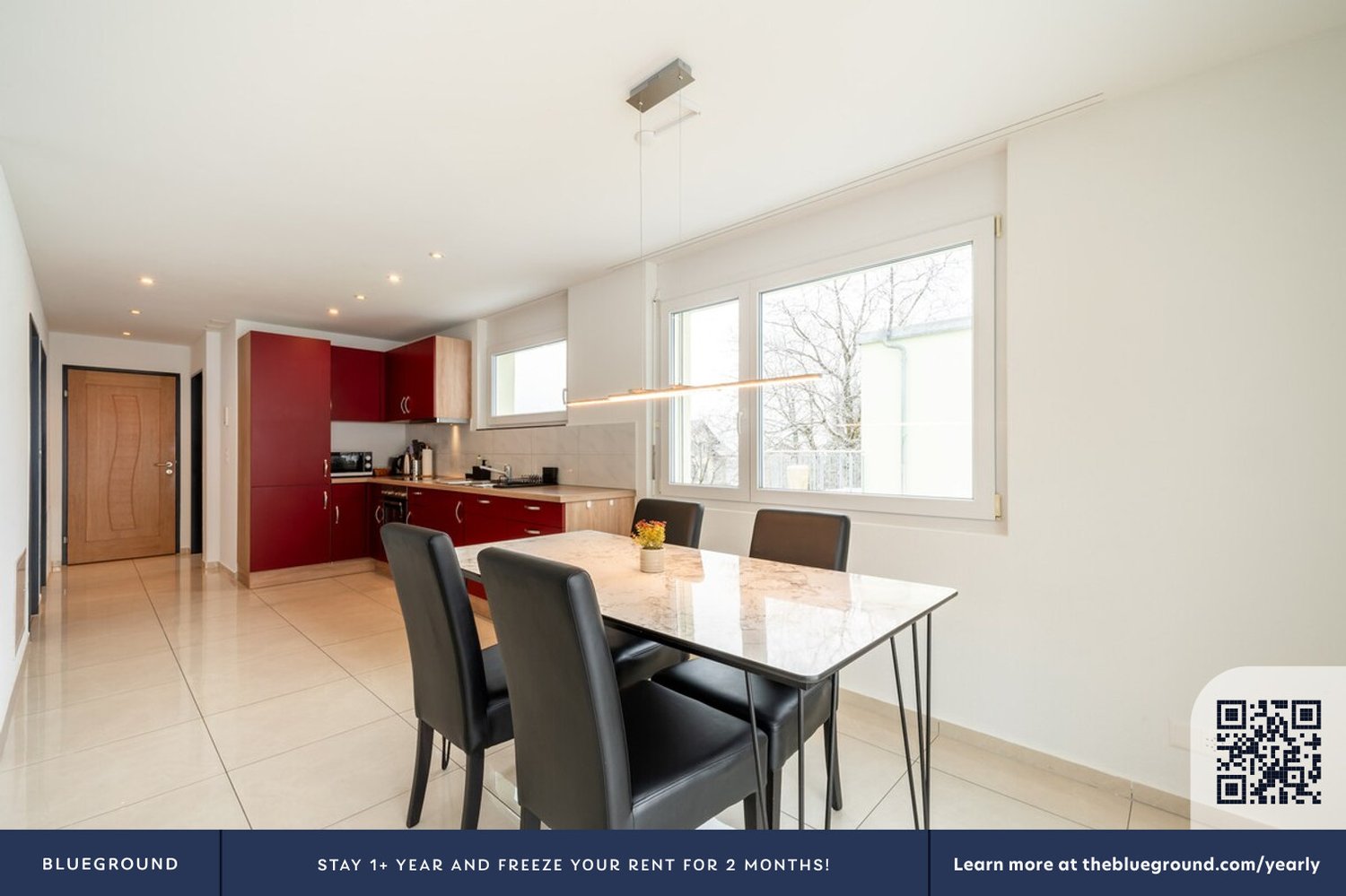 3 pièces appartement meublé