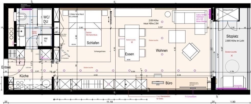 1 ½ rooms apartment