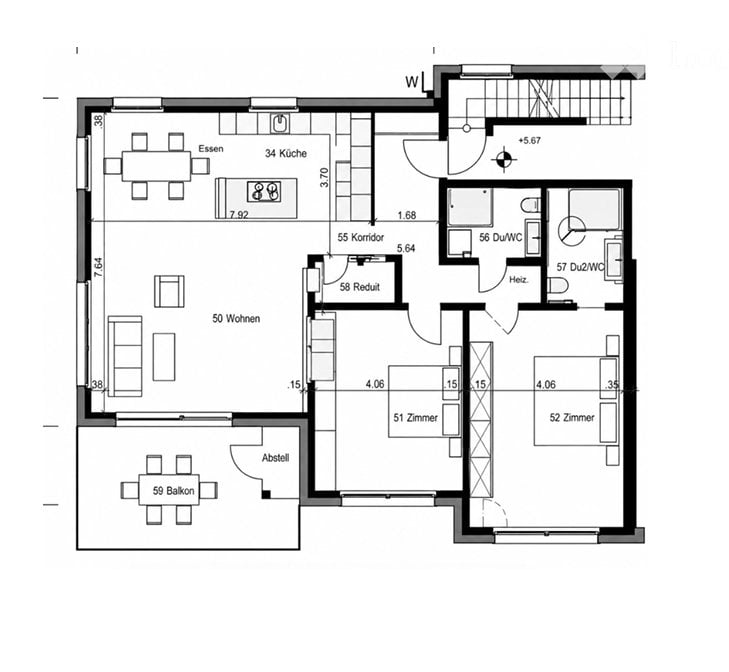 Appartement de 2 ½ pièces, photo 5 sur 5